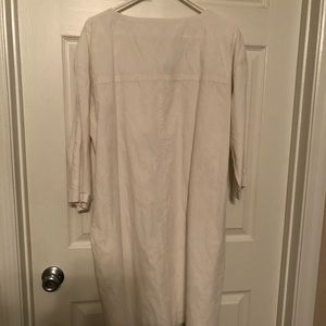 Eileen Fisher dress, ivory, medium.  New with tags.